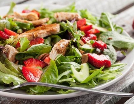 Image of Chicken Spinach Salad Recipe